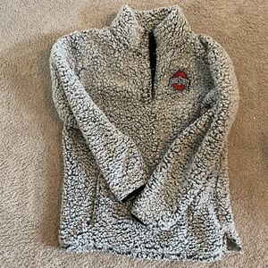 Womens Ohio State Sherpa pullover